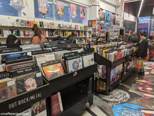 Interior da Rough Trade East.